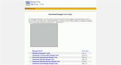 Desktop Screenshot of banglafont.com